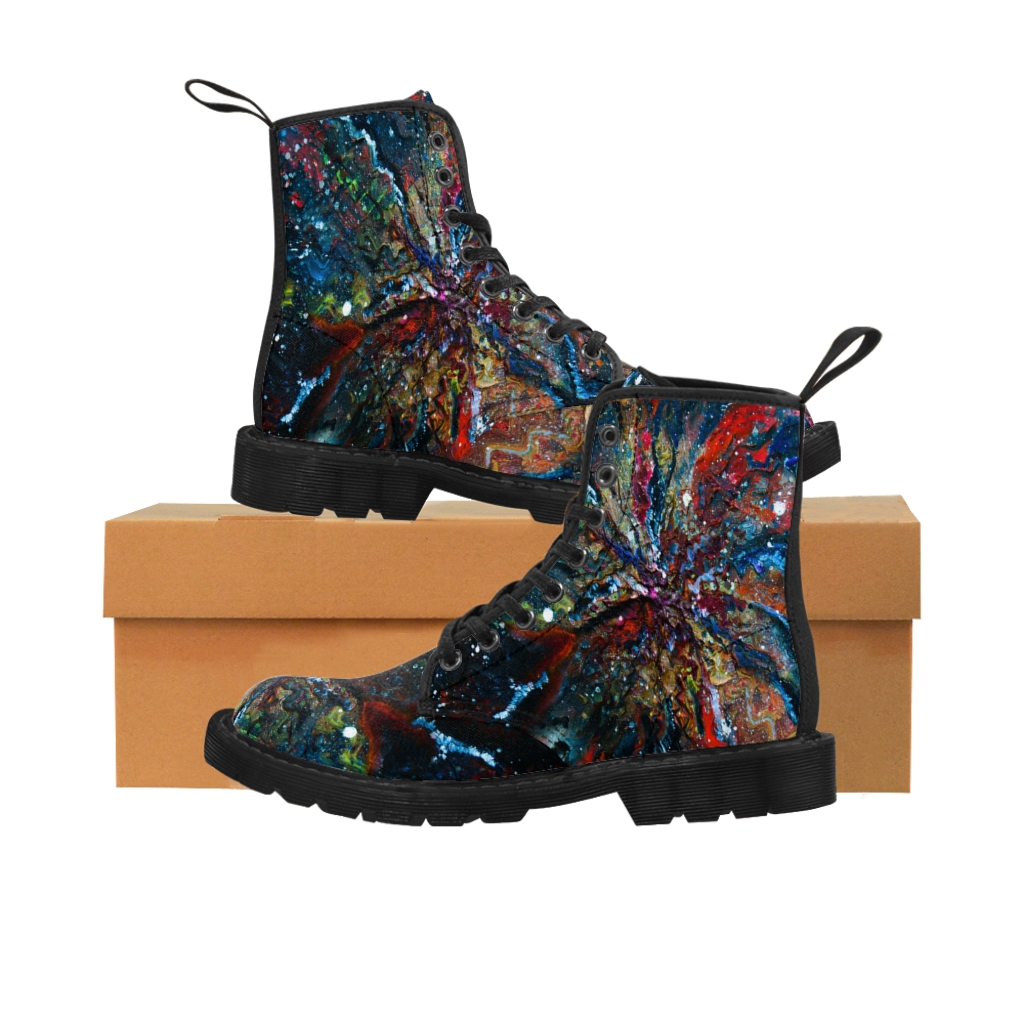 "Wormhole" Men's Canvas Boots