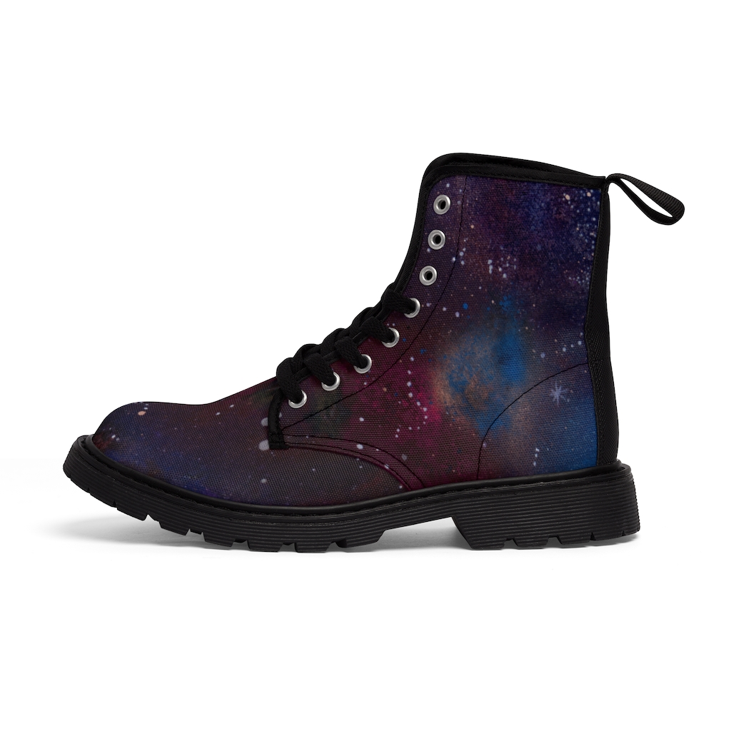 "Intergalactic" Women's Canvas Boots - Image 2