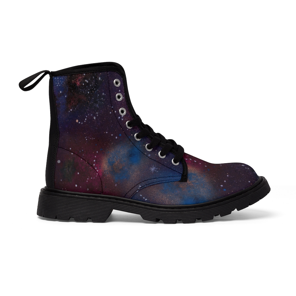 "Intergalactic" Women's Canvas Boots - Image 3