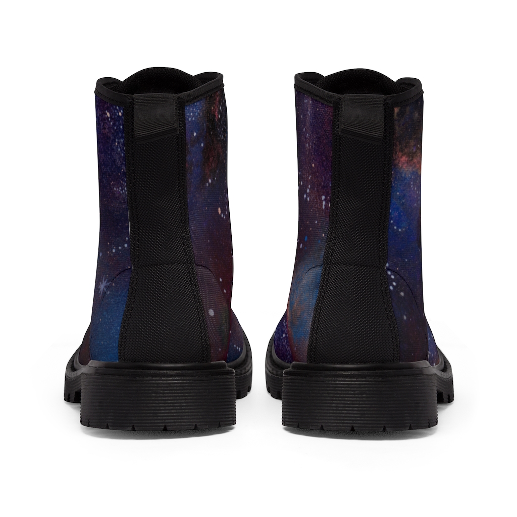"Intergalactic" Women's Canvas Boots - Image 7