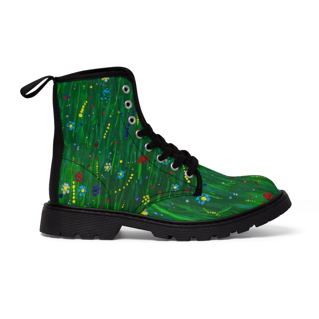 "Machair" Women's Canvas Boots - Image 4