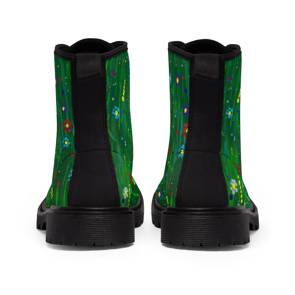 "Machair" Women's Canvas Boots - Image 7